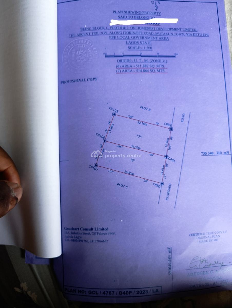 2 Plot of Land with Instant Allocation, 2 Plots with Instant Allocation at Ascent Trilogy Along Ketu, Epe, Lagos, Residential Land for Sale