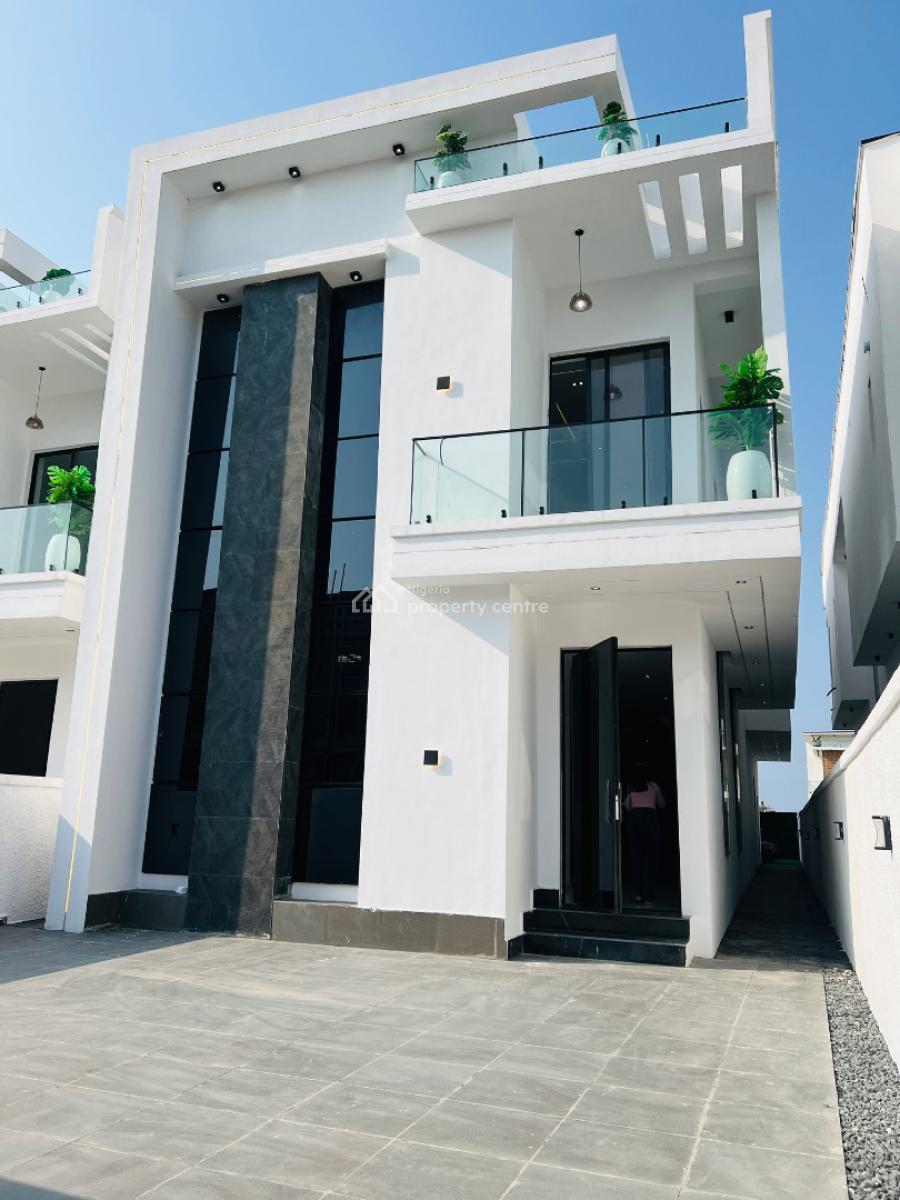 Exquisite 5 Bedroom Fully Detached Duplex with a Swimming Pool, Lekki Palm City Estate, Ajah, Lagos, Detached Duplex for Sale