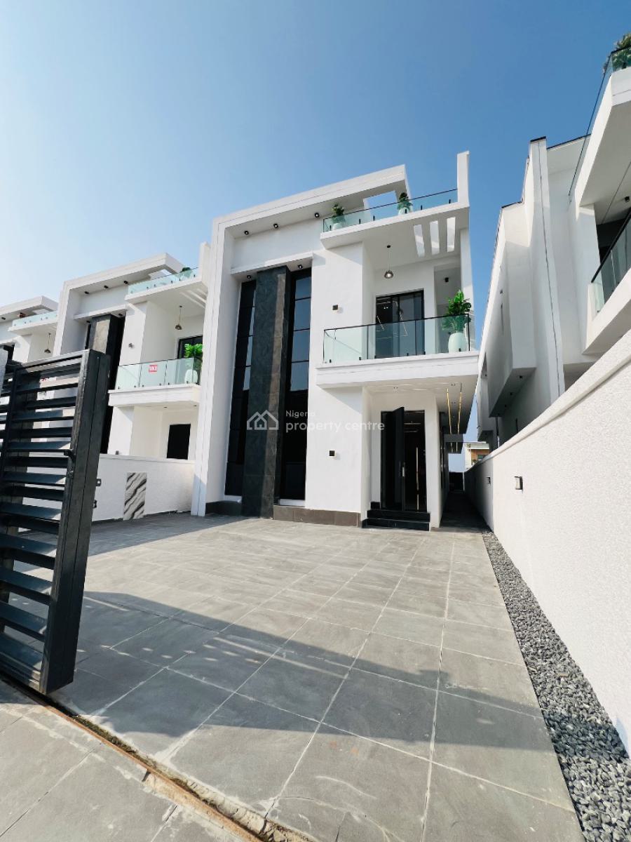 Exquisite 5 Bedroom Fully Detached Duplex with a Swimming Pool, Lekki Palm City Estate, Ajah, Lagos, Detached Duplex for Sale