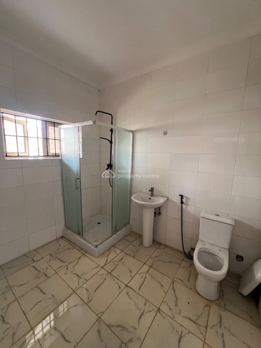 Standard 3 Bedroom Terrace Duplex with Bq Attached and Office Space, Inside an Estate Along Apo Wumba By Apo Primary Road, Apo, Abuja, Terraced Duplex for Rent