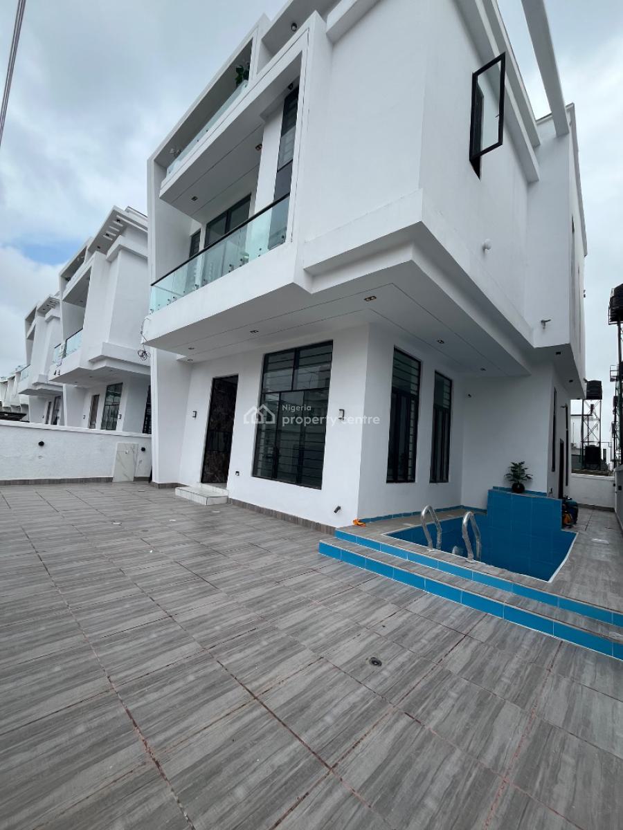Luxury Executive 4 Bedroom Fully Detached Duplex with a Swimming Pool, Ajah, Lagos, Detached Duplex for Sale