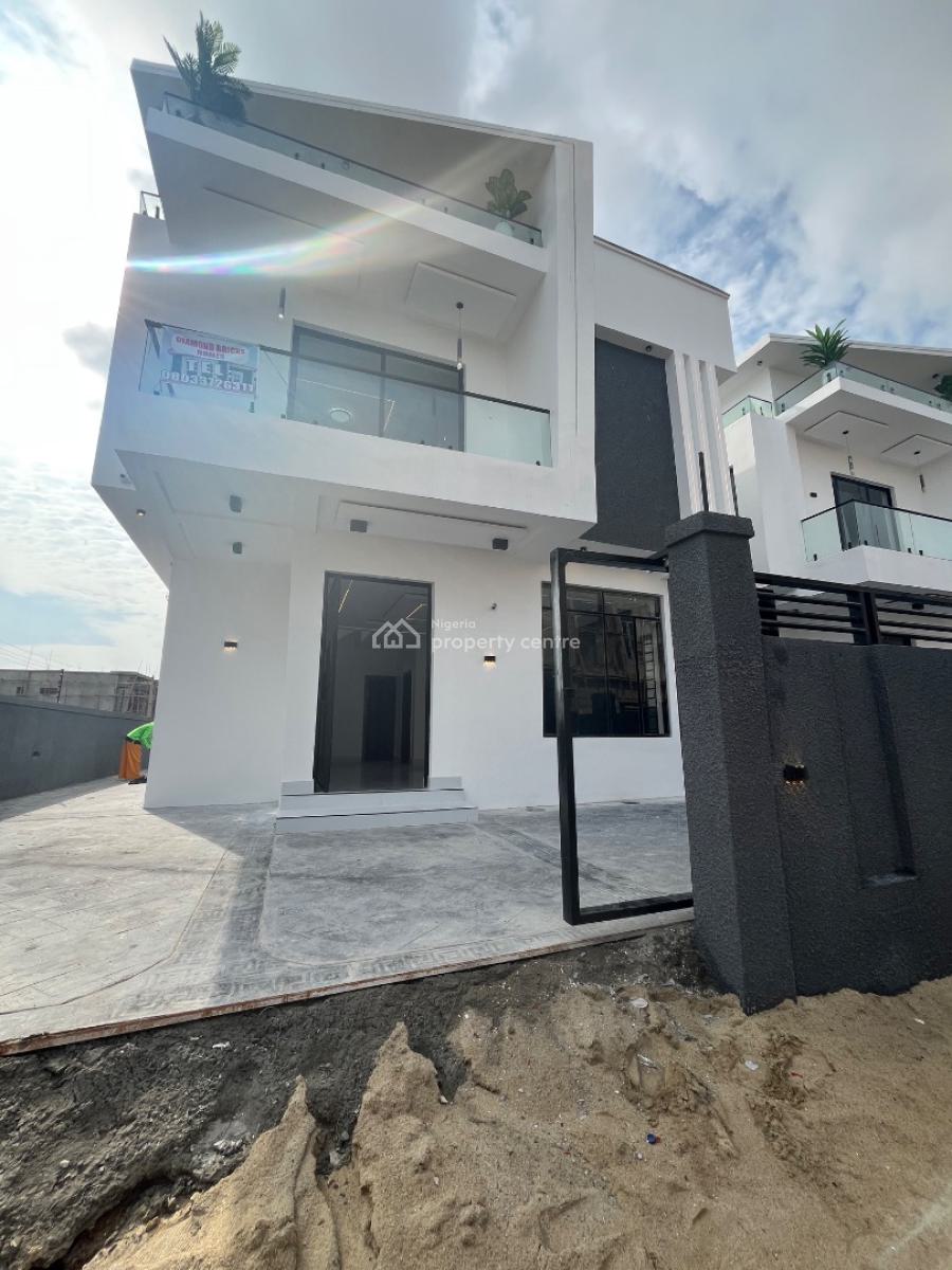Massive Portable Beautiful 4 Bedroom Fully Detached with Bq, Ajah, Lagos, Detached Duplex for Sale