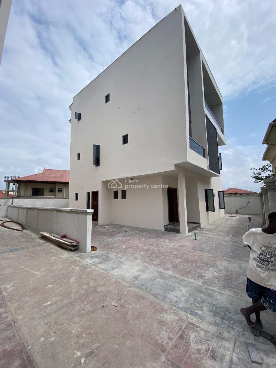 Newly Built 4 Bed Detached Duplex with 1 Bq, New Road, Lekki, Lagos, Detached Duplex for Sale