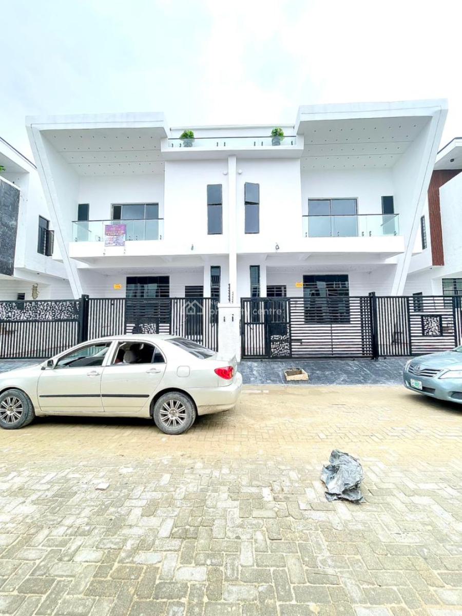 Newly Built 4 Bedroom Semi Detached Duplex with Bq in a Secured Estate, Ajah, Lekki, Lagos, Semi-detached Duplex for Sale