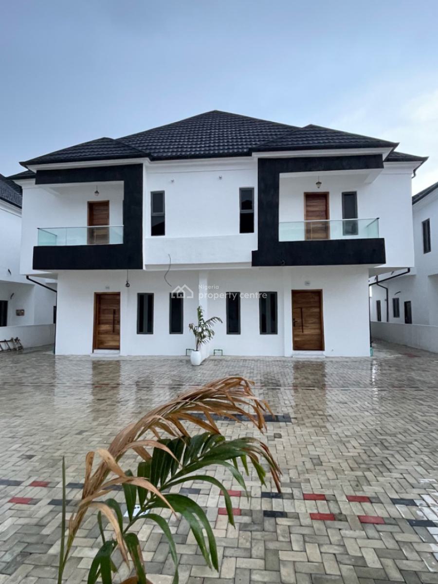 Contemporary 4 Bedroom Semi Detached House with Bq, Ikota, Lekki, Lagos, Semi-detached Duplex for Sale