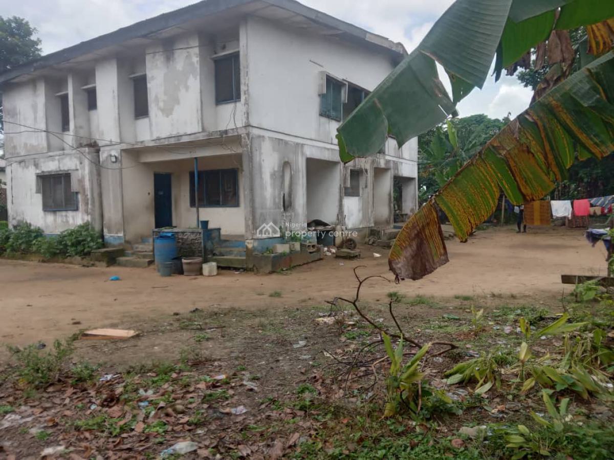 Strategically Located Plots of Dry Land with a 5bedroom Duplex, Federal Housing Estate By Ikot Ansa High Way, Calabar, Cross River, Mixed-use Land for Sale