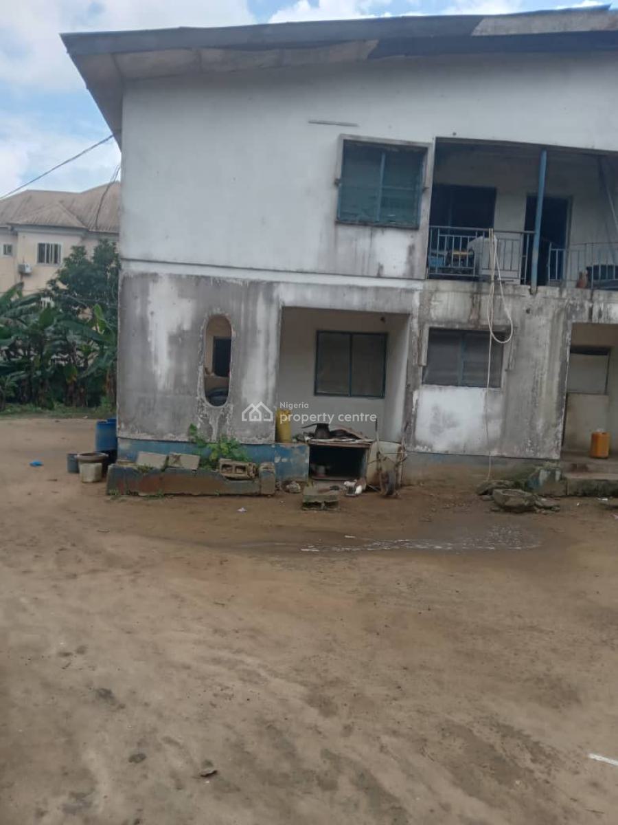 Strategically Located Plots of Dry Land with a 5bedroom Duplex, Federal Housing Estate By Ikot Ansa High Way, Calabar, Cross River, Mixed-use Land for Sale