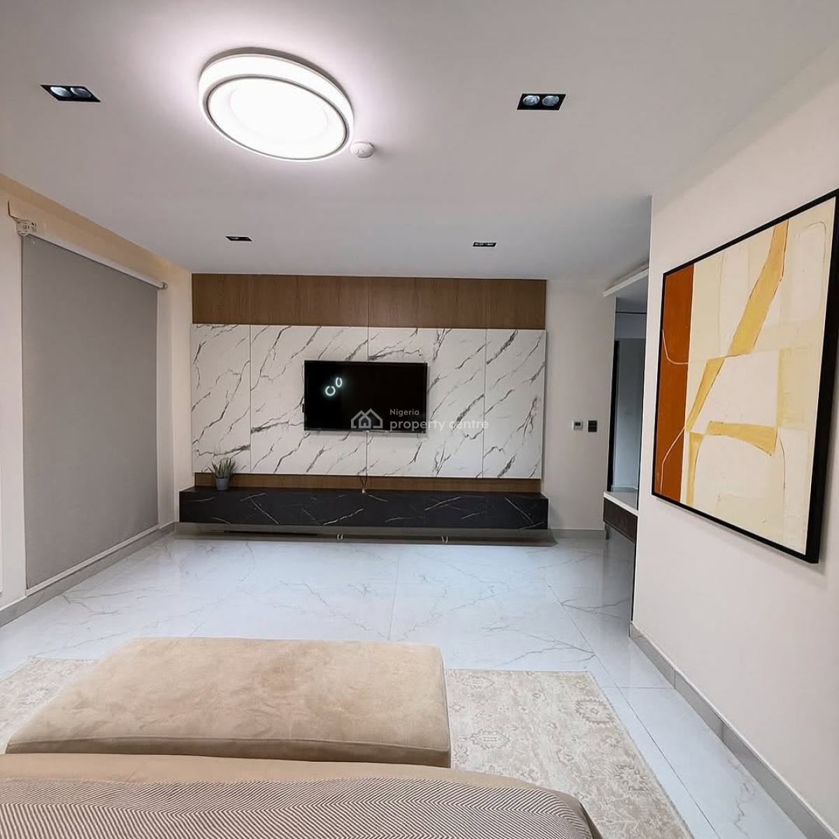 Smart Home Furnished 3 Bedroom Apartment with 24/7 Electricity, Pool, Kia Lakeside Schools, Wuye, Abuja, Flat / Apartment for Sale