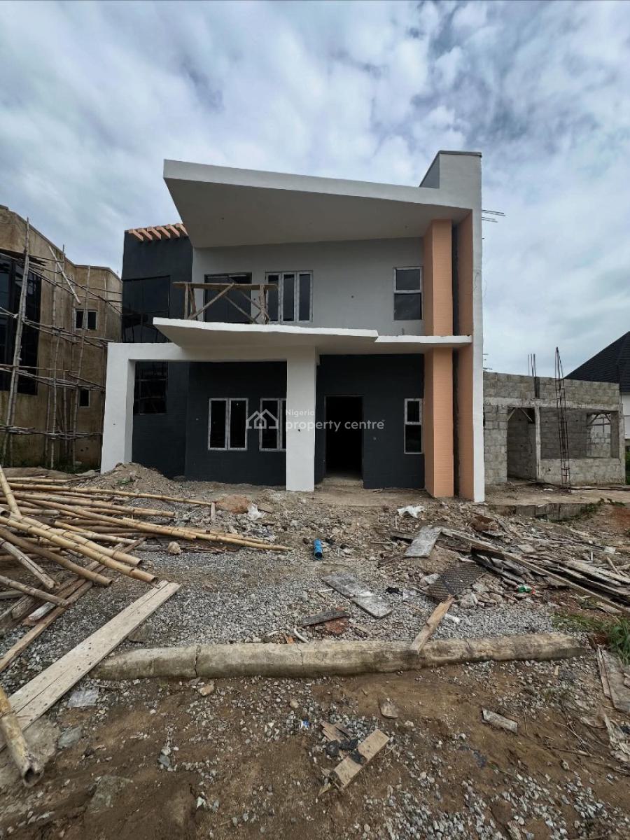 Solid Built 4 Bedroom Advance Carcass with Bq, Galadimawa, Abuja, Detached Duplex for Sale