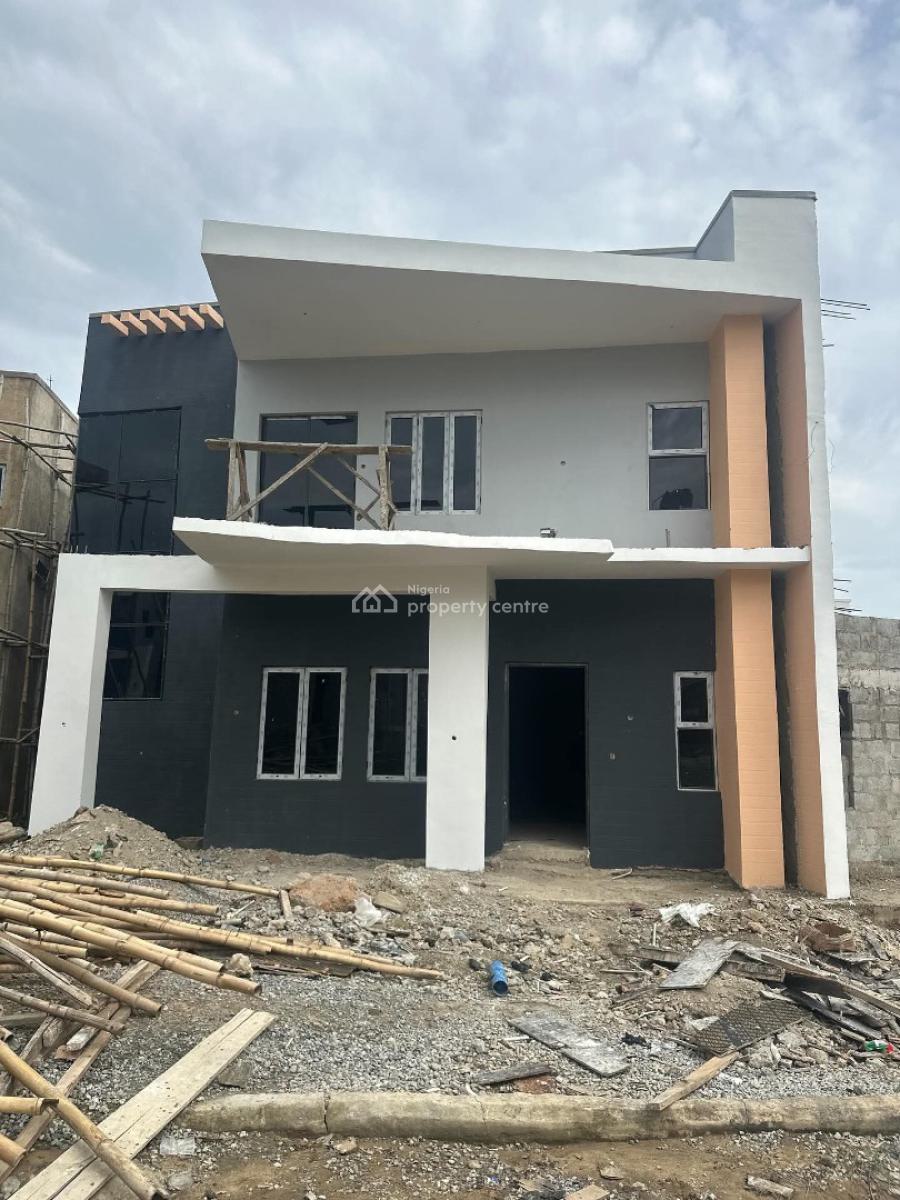 Solid Built 4 Bedroom Advance Carcass with Bq, Galadimawa, Abuja, Detached Duplex for Sale