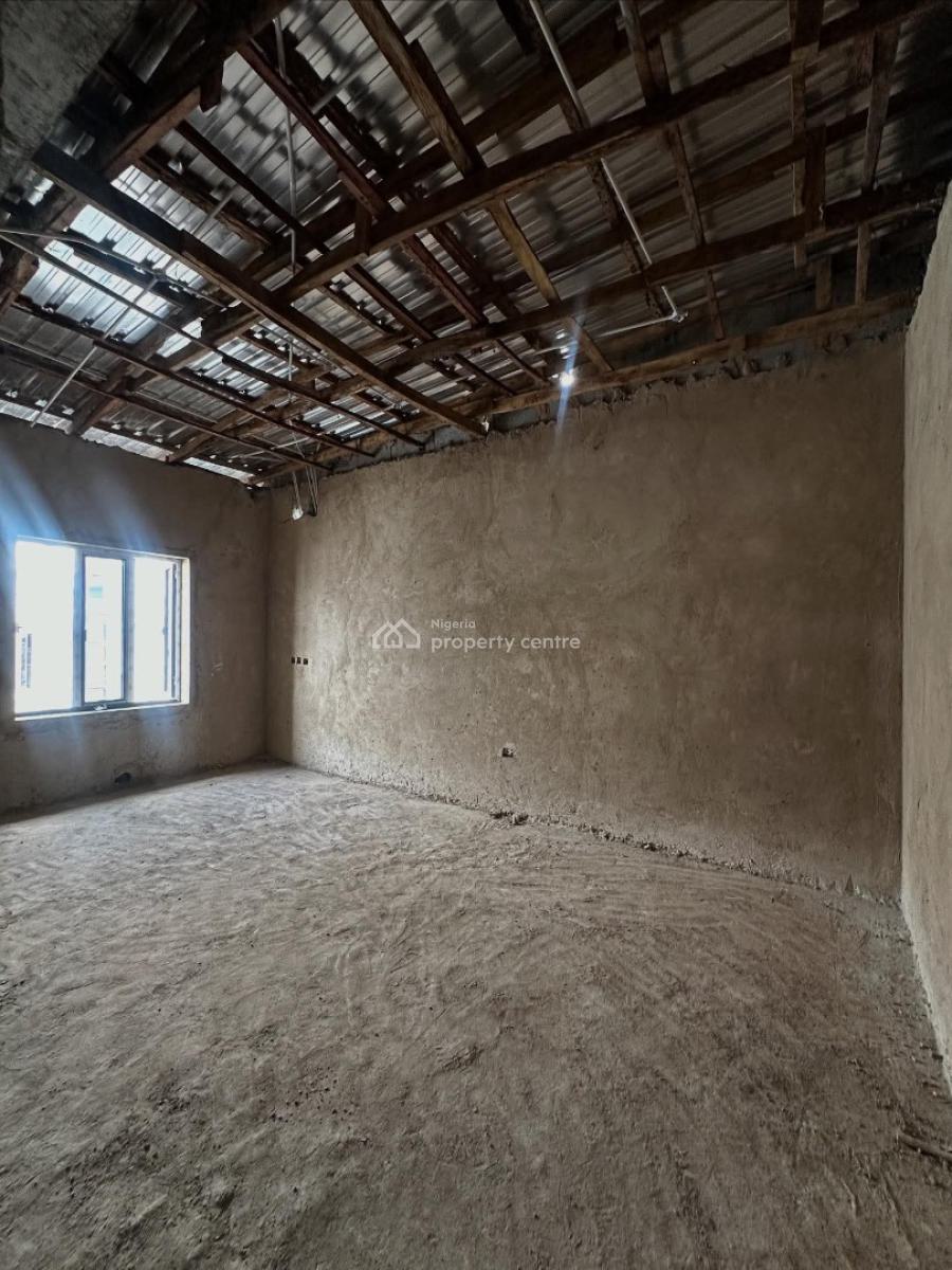 Solid Built 4 Bedroom Advance Carcass with Bq, Galadimawa, Abuja, Detached Duplex for Sale