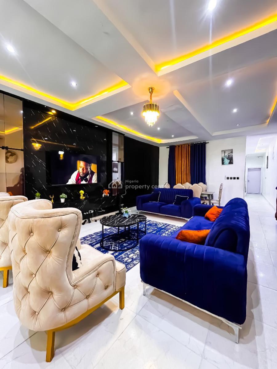 Luxury 4 Bedrooms Detached with Pool Available for Daily Stay, Lekki Palm City Estate, Ajah, Lagos, Detached Duplex Short Let