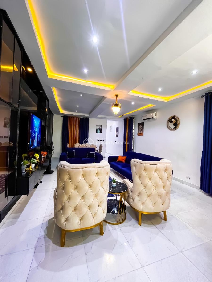 Luxury 4 Bedrooms Detached with Pool Available for Daily Stay, Lekki Palm City Estate, Ajah, Lagos, Detached Duplex Short Let