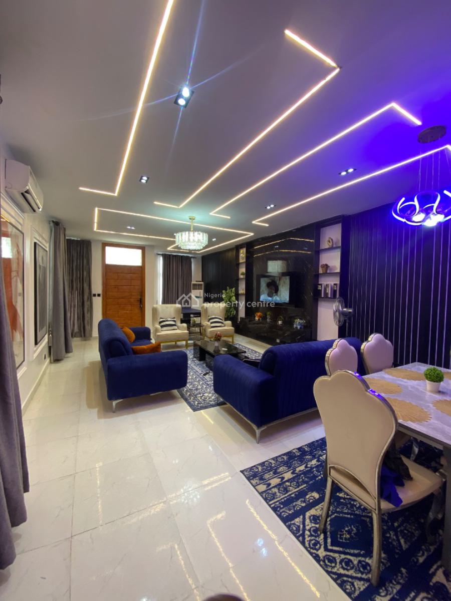 Luxury 4 Bedrooms Detached  Duplex, Lekki Palm City Estate, Ajah, Lagos, Detached Duplex Short Let