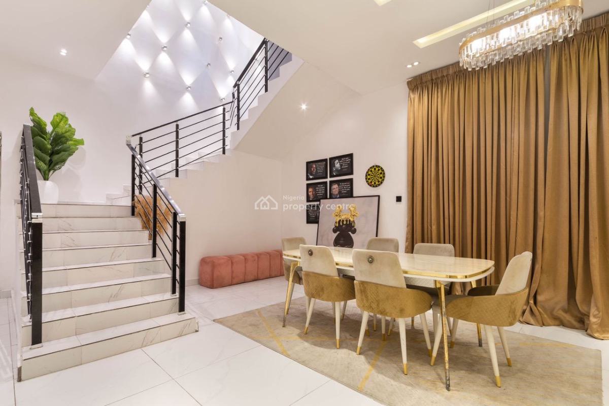 5 Bedrooms Fully Detached Self Compound Duplex with Ps5, 2 Living Rooms, Ologolo, Lekki, Lagos, Detached Duplex Short Let