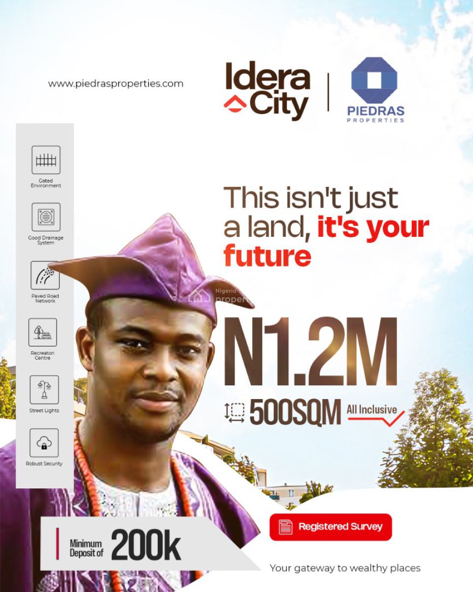 Affordable Land with Registered Survey, Idera Estate, Obada Oko, Abeokuta South, Ogun, Mixed-use Land for Sale