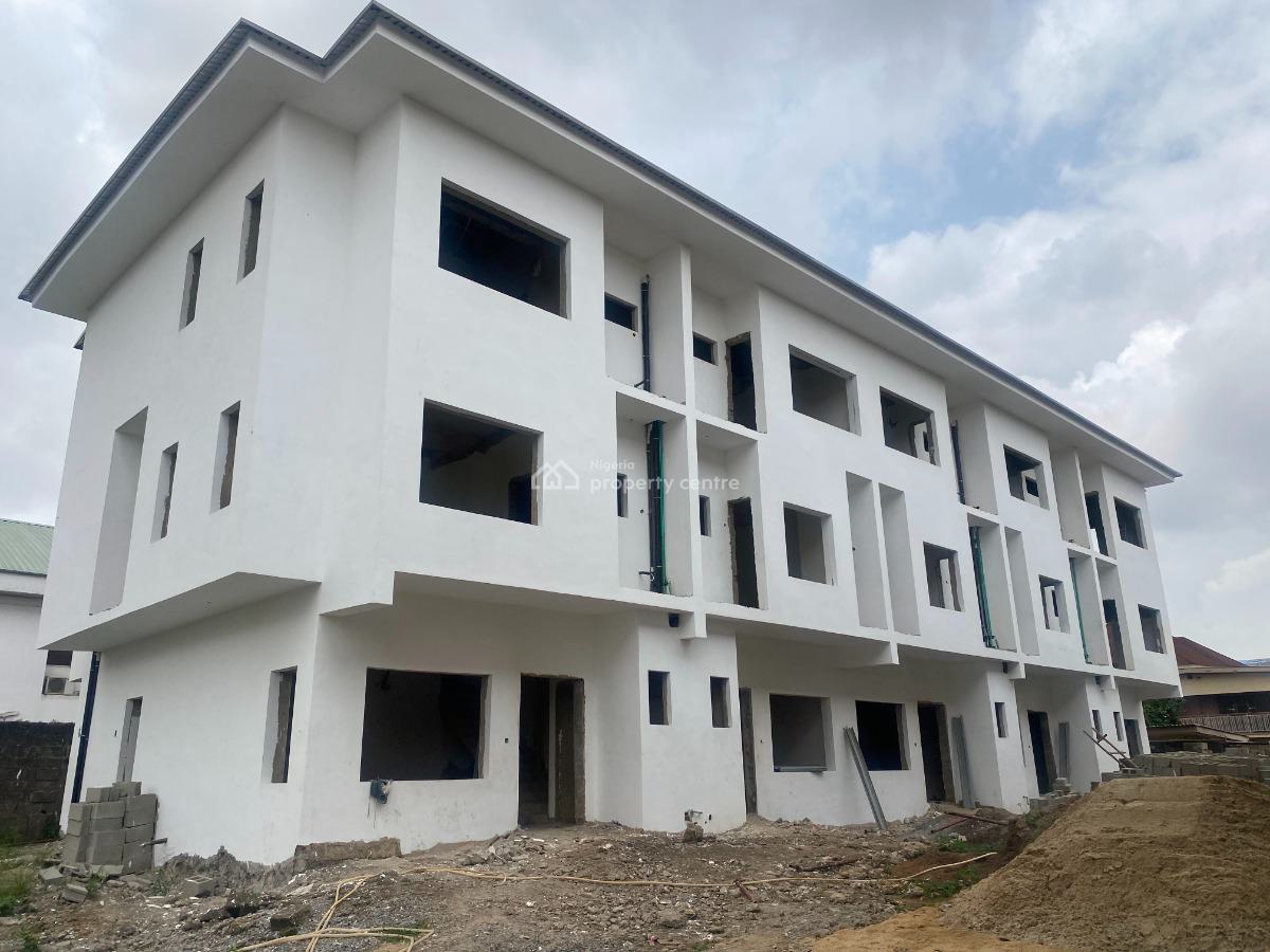 Newly Built 4 Bedroom Terrace House with 1 Room Boys Quarters, Awuse Estate, Opebi, Ikeja, Lagos, Terraced Duplex for Sale