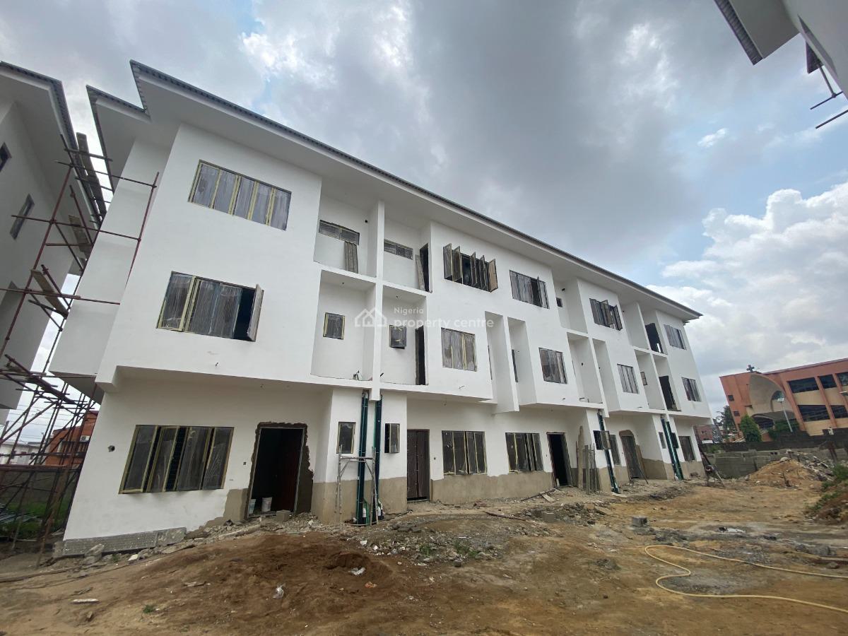 Newly Built 4 Bedroom Terrace House with 1 Room Boys Quarters, Awuse Estate, Opebi, Ikeja, Lagos, Terraced Duplex for Sale