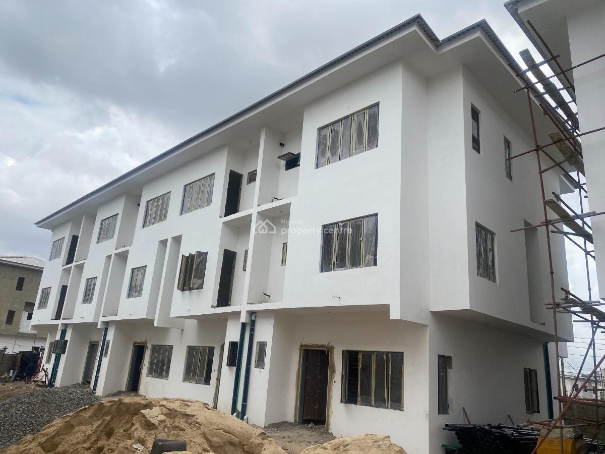 Newly Built 4 Bedroom Terrace House with 1 Room Boys Quarters, Awuse Estate, Opebi, Ikeja, Lagos, Terraced Duplex for Sale