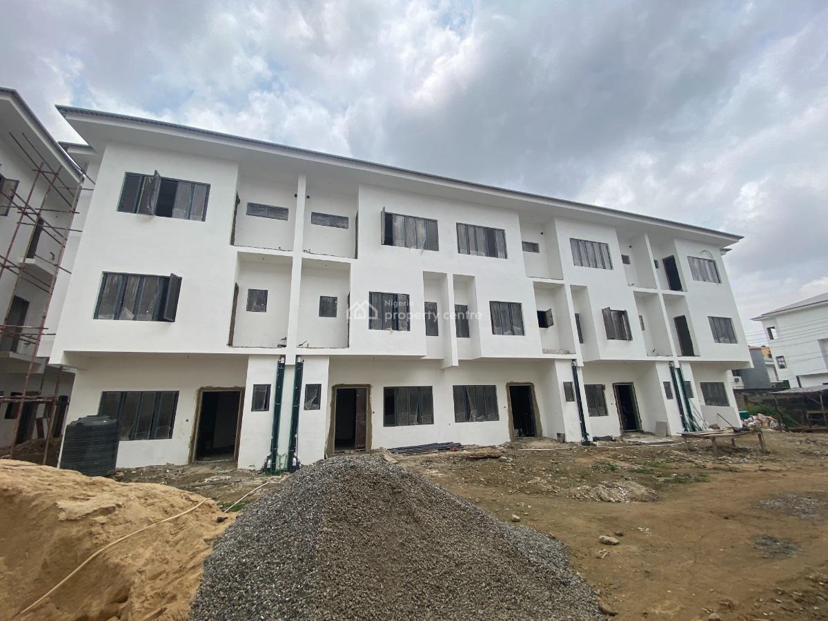 Newly Built 4 Bedroom Terrace House with 1 Room Boys Quarters, Awuse Estate, Opebi, Ikeja, Lagos, Terraced Duplex for Sale