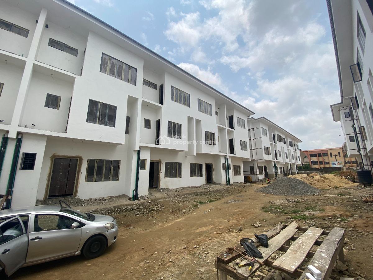 Newly Built 4 Bedroom Terrace House with 1 Room Boys Quarters, Awuse Estate, Opebi, Ikeja, Lagos, Terraced Duplex for Sale