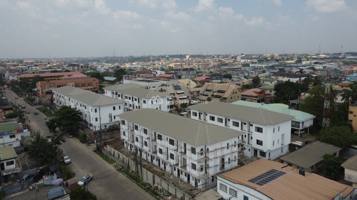 Newly Built 4 Bedroom Terrace House with 1 Room Boys Quarters, Awuse Estate, Opebi, Ikeja, Lagos, Terraced Duplex for Sale