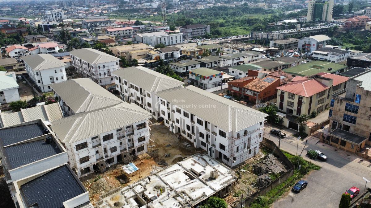 Newly Built 4 Bedroom Terrace House with 1 Room Boys Quarters, Awuse Estate, Opebi, Ikeja, Lagos, Terraced Duplex for Sale