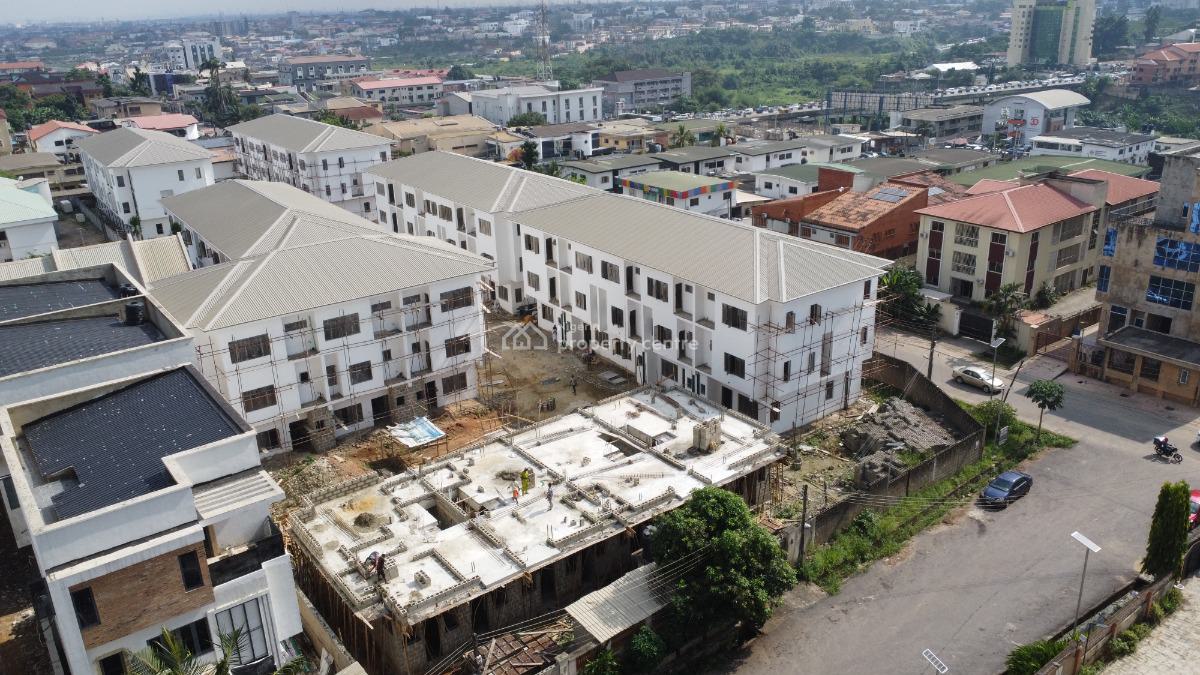 Newly Built 4 Bedroom Terrace House with 1 Room Boys Quarters, Awuse Estate, Opebi, Ikeja, Lagos, Terraced Duplex for Sale