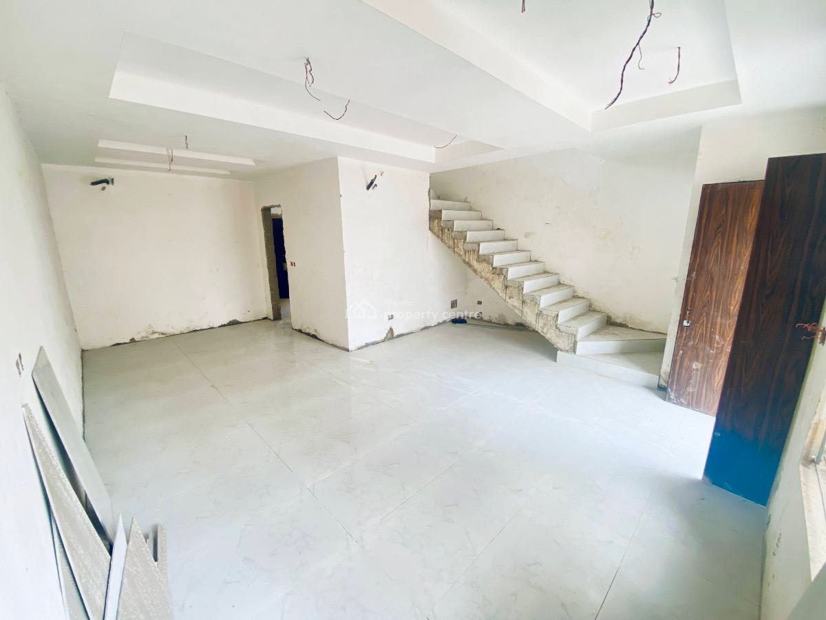 Newly Built 4 Bedrooms Terraced House with 1 Room Boys Quarters, Ajanaku Street, Awuse Estate, Opebi, Ikeja, Lagos, Terraced Duplex for Sale