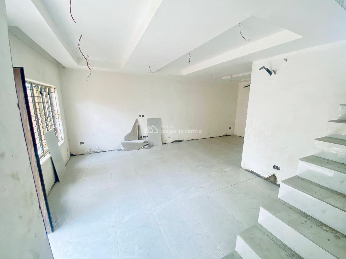 Newly Built 4 Bedrooms Terraced House with 1 Room Boys Quarters, Ajanaku Street, Awuse Estate, Opebi, Ikeja, Lagos, Terraced Duplex for Sale