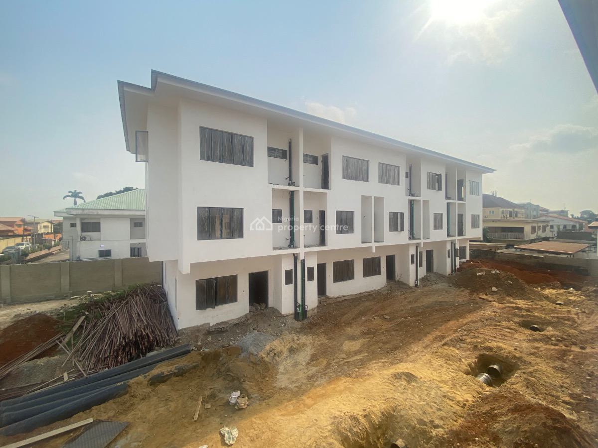 Newly Built 4 Bedrooms Terraced House with 1 Room Boys Quarters, Ajanaku Street, Awuse Estate, Opebi, Ikeja, Lagos, Terraced Duplex for Sale