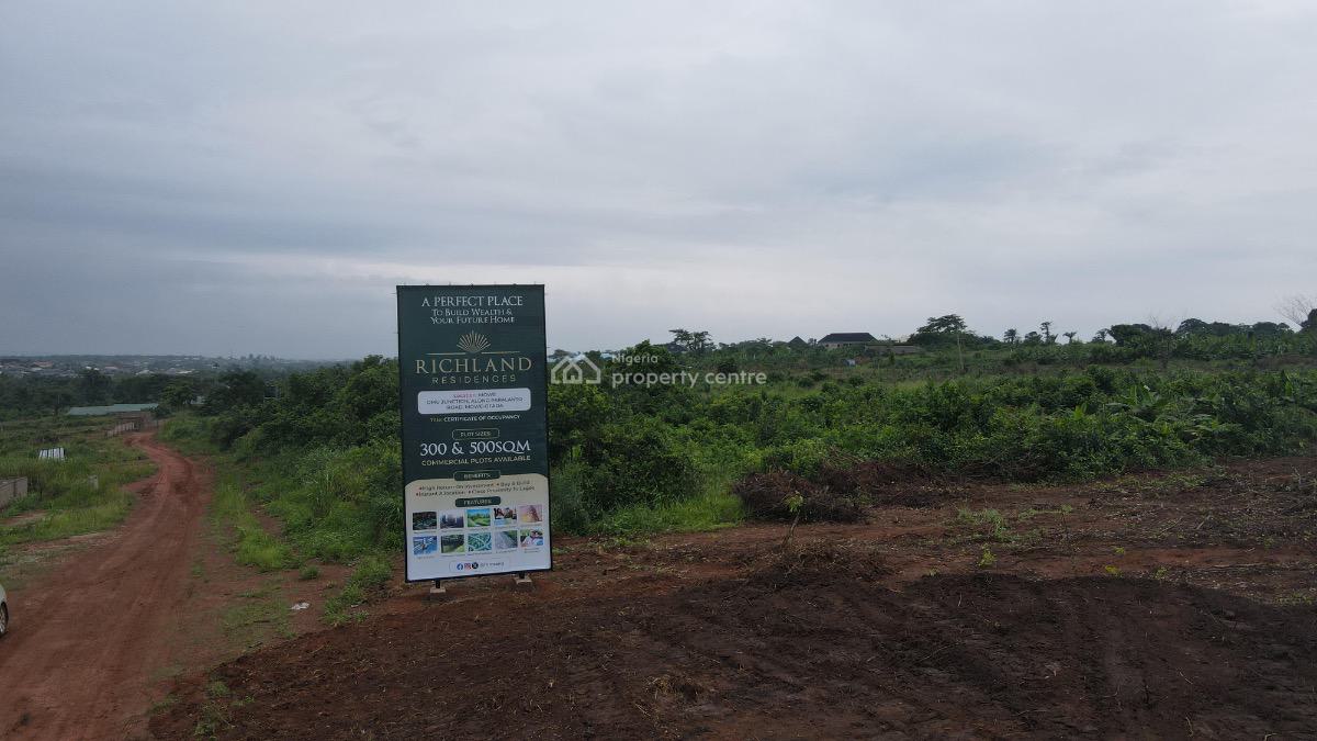 Residential and Commercial Land in a Serene and Secured Estate in Mowe, (25mins Drive to Lagos Mainland), Mowe Town, Ogun, Residential Land for Sale