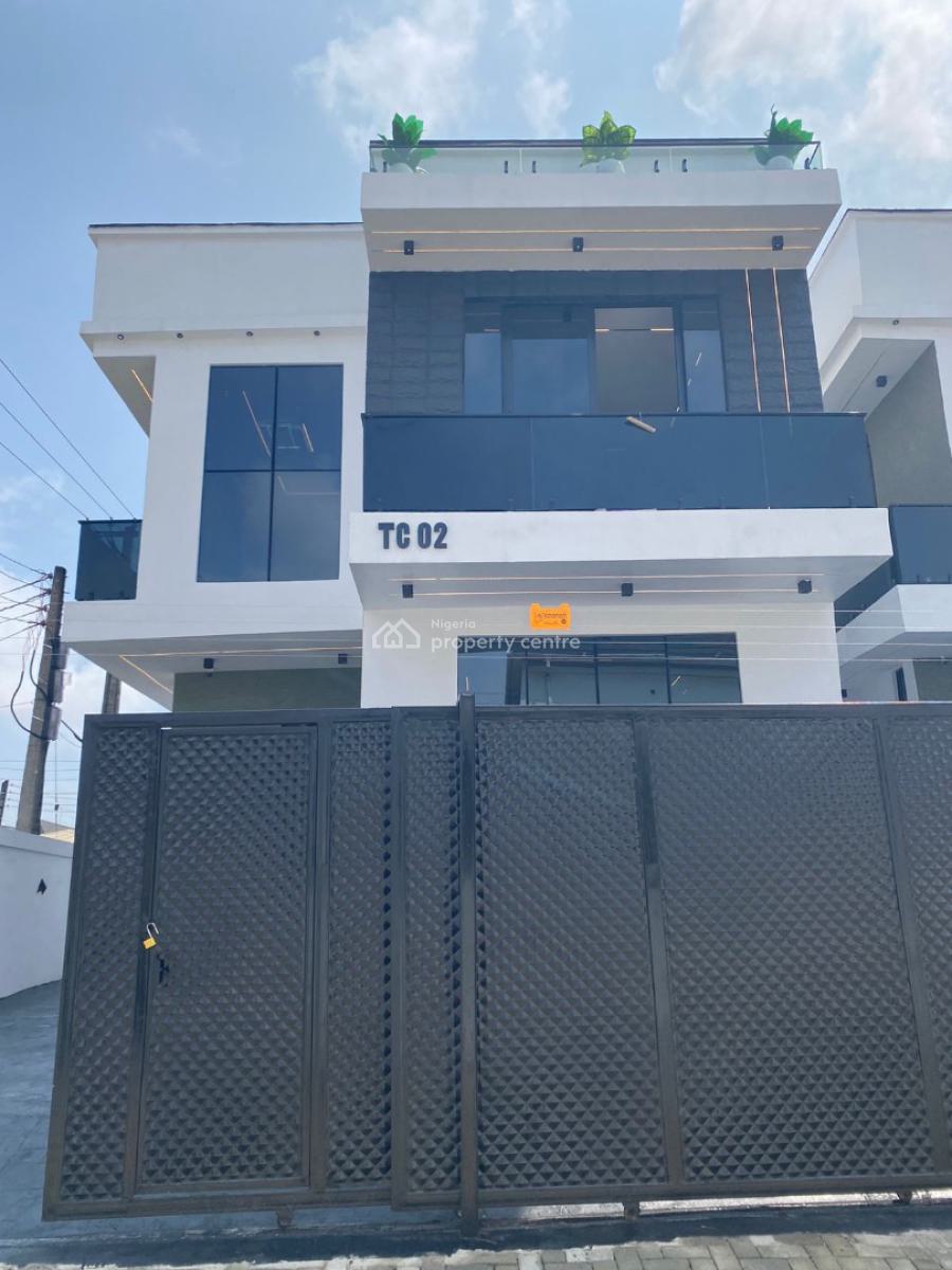 Contemporary 4 Bedroom Detached Duplex with Bq, Ajah, Lagos, Detached Duplex for Sale