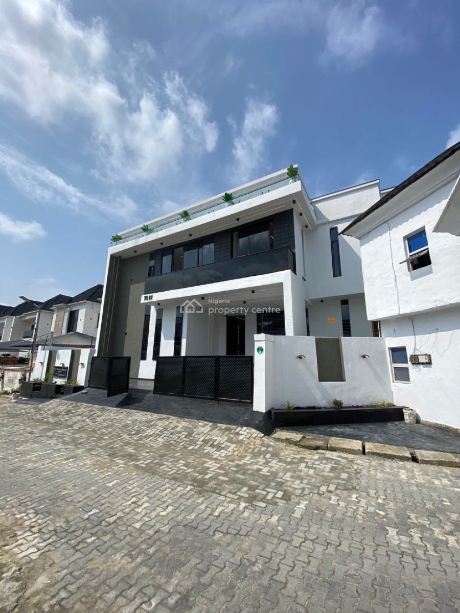 Contemporary 5 Bedroom Detached Duplex with Bq, Ajah, Lagos, Detached Duplex for Sale