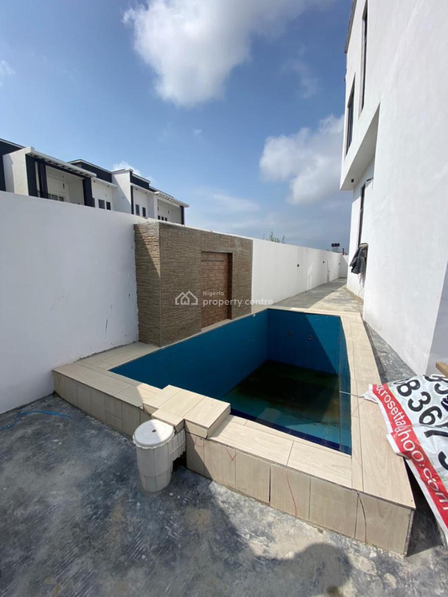 Brand New 4 Bedroom Detached Duplex with Pool & Bq, Ajah, Lagos, Detached Duplex for Sale
