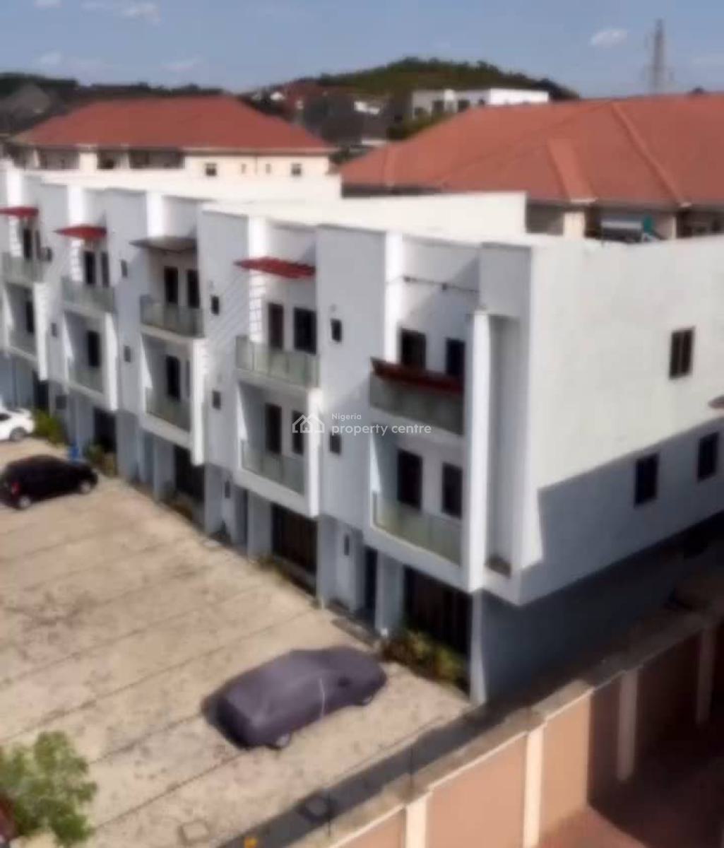 4 Bedrooms Terrace Fully Furnished and a Room Boys Quarters, Main, Guzape District, Abuja, Terraced Duplex for Sale