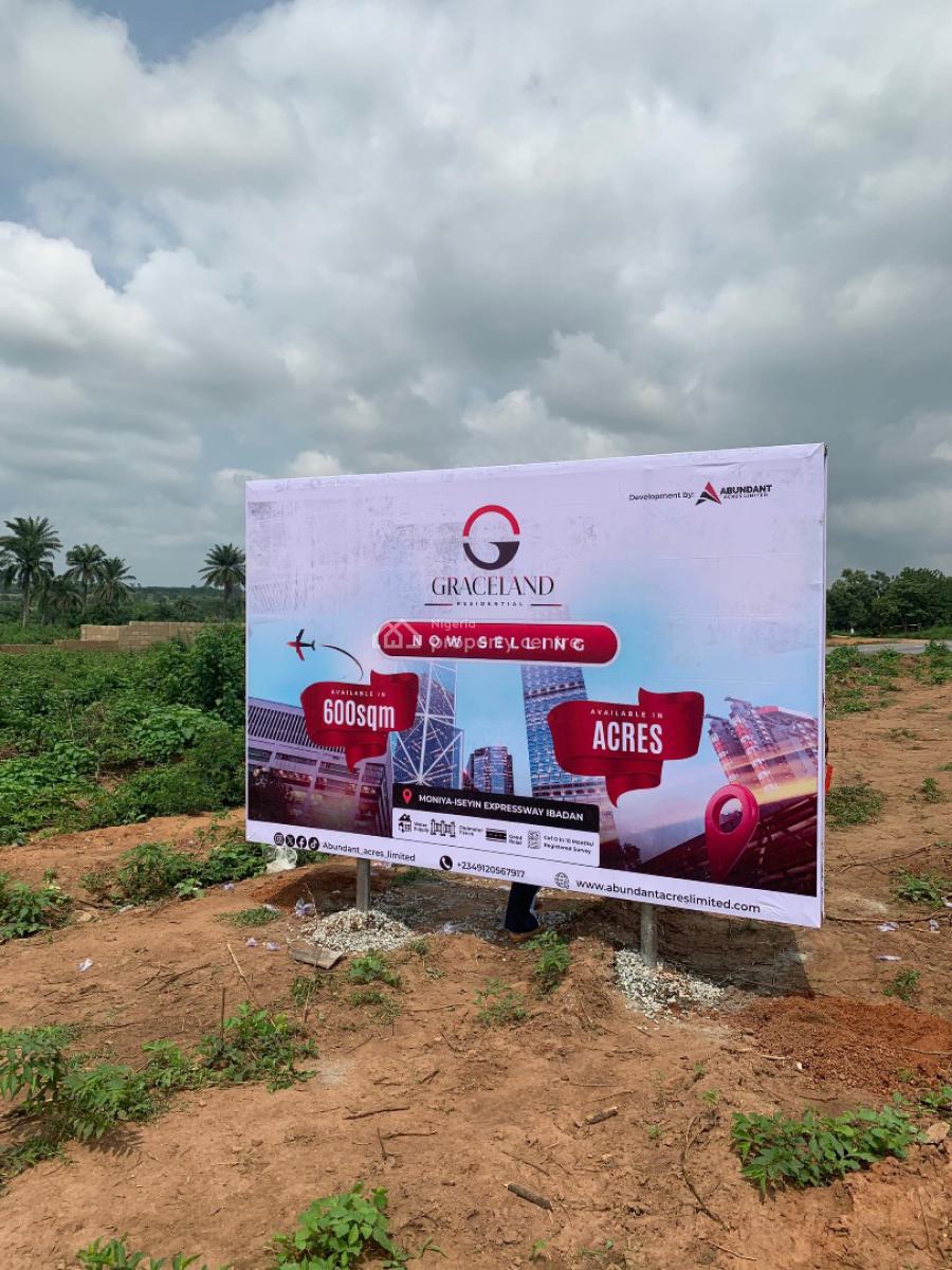 Residential Land All Inclusive with Registered Survey, Moniya, Ibadan, Oyo, Residential Land for Sale