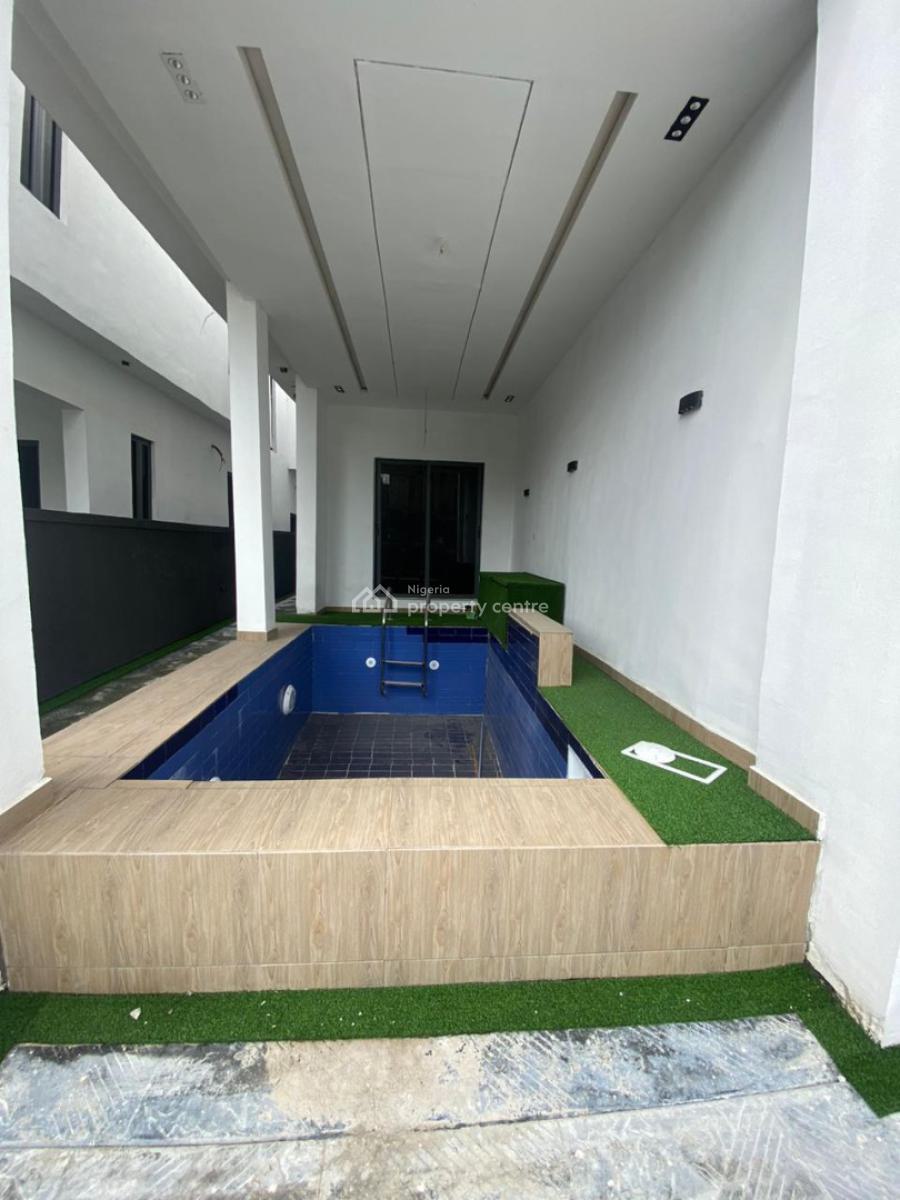 Contemporary 5 Bedroom Detached Duplex with Bq & Pool, Ajah, Lagos, Detached Duplex for Sale