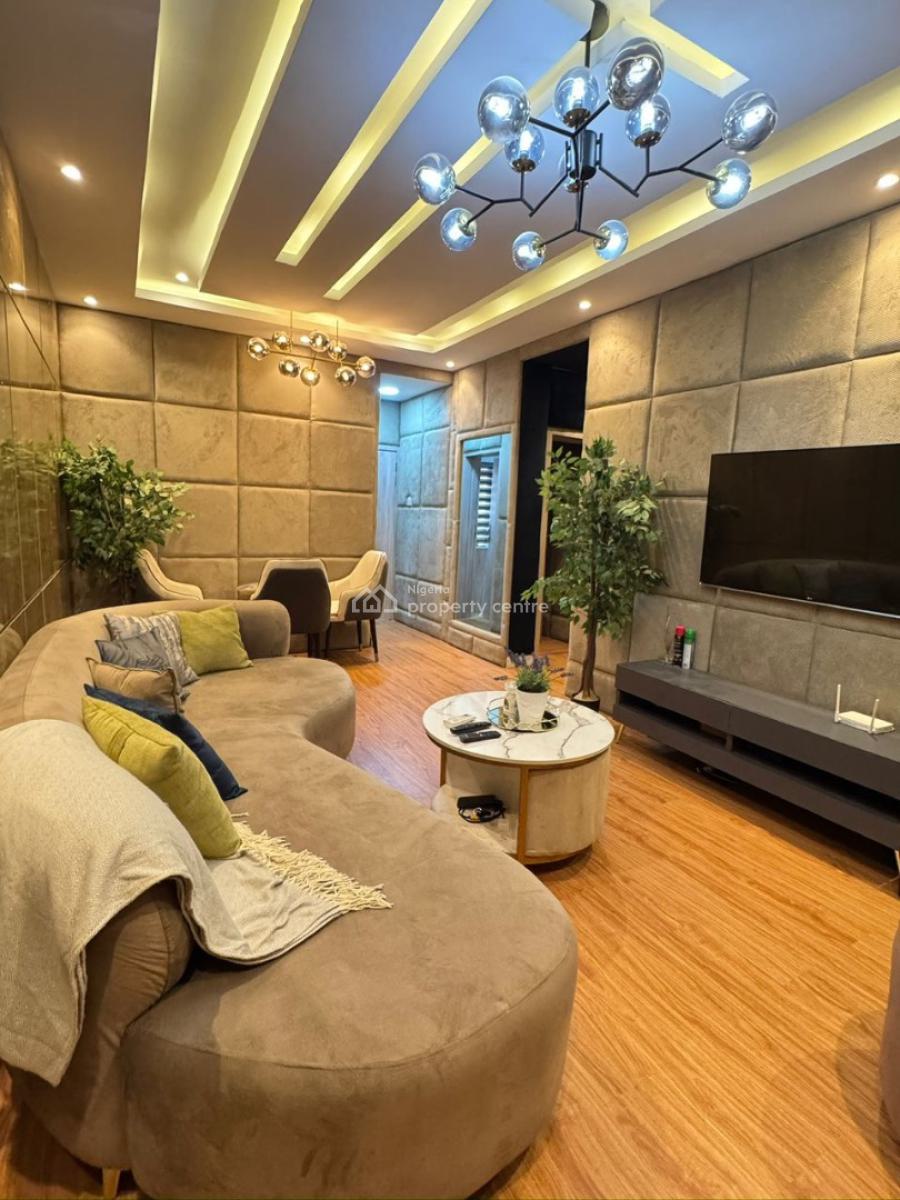 Room and Parlour with a Private Cenima, Chevron, Lekki Phase 2, Lekki, Lagos, Mini Flat (room and Parlour) Short Let
