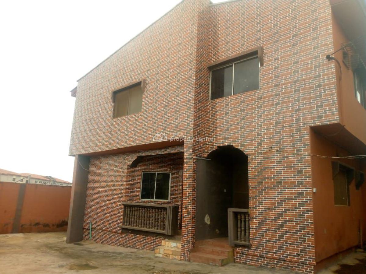 2 Bedroom Duplex in Front and Blocks of Flats Behind, Via Ojodu Berger, Alagbole, Ifo, Ogun, Detached Duplex for Sale