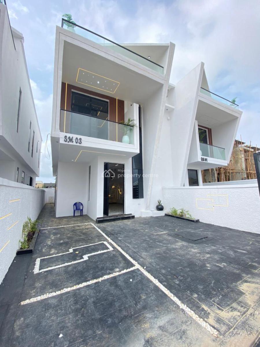 Brand New 4 Bedroom Semidetached Duplex with Bq, Ajah, Lagos, Semi-detached Duplex for Sale