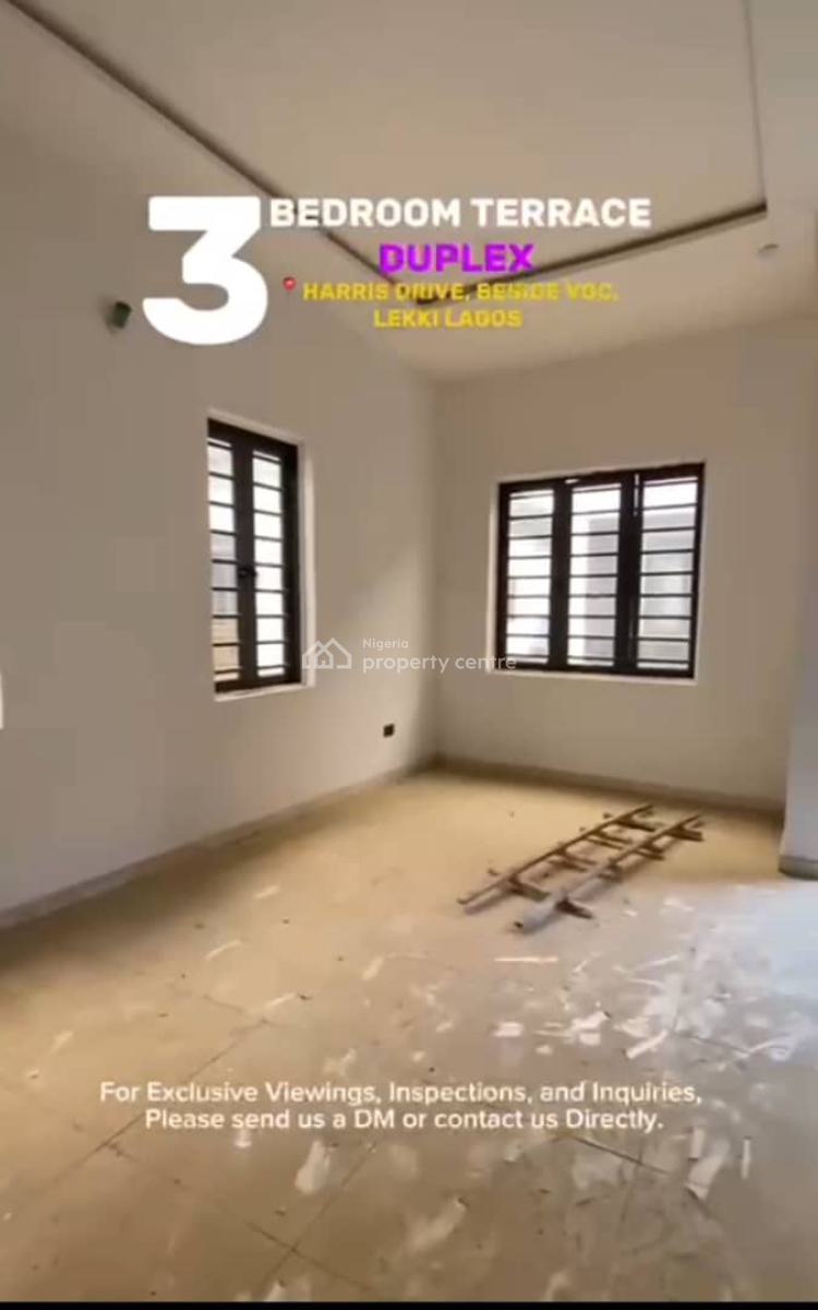 2 Units 3 Bedroom Terrace Duplex, Harris Drive, Vgc, Lekki, Lagos, Terraced Duplex for Rent