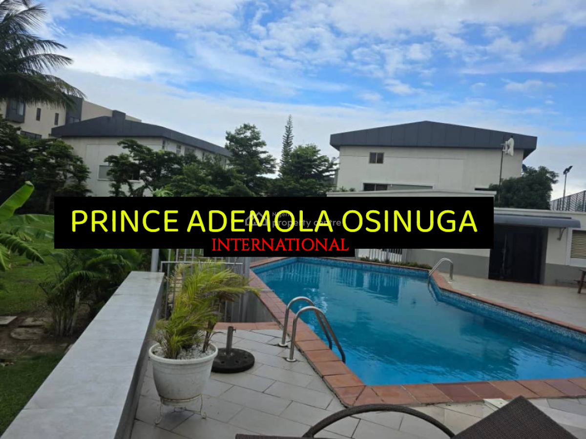 Luxury 4 Bedroom Terrace House+ Garage+pool +gym, Banana Island, Ikoyi, Lagos, Terraced Duplex for Rent