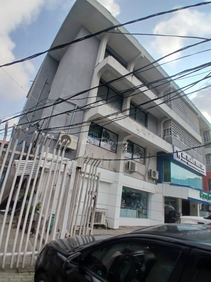 a Corner Piece Commercial Building with a Storey Servant Quarters, Off Adeola Odeku Street, Victoria Island (vi), Lagos, Plaza / Complex / Mall for Sale