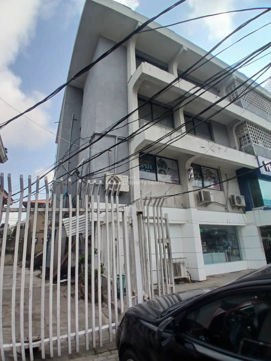 a Corner Piece Commercial Building with a Storey Servant Quarters, Off Adeola Odeku Street, Victoria Island (vi), Lagos, Plaza / Complex / Mall for Sale