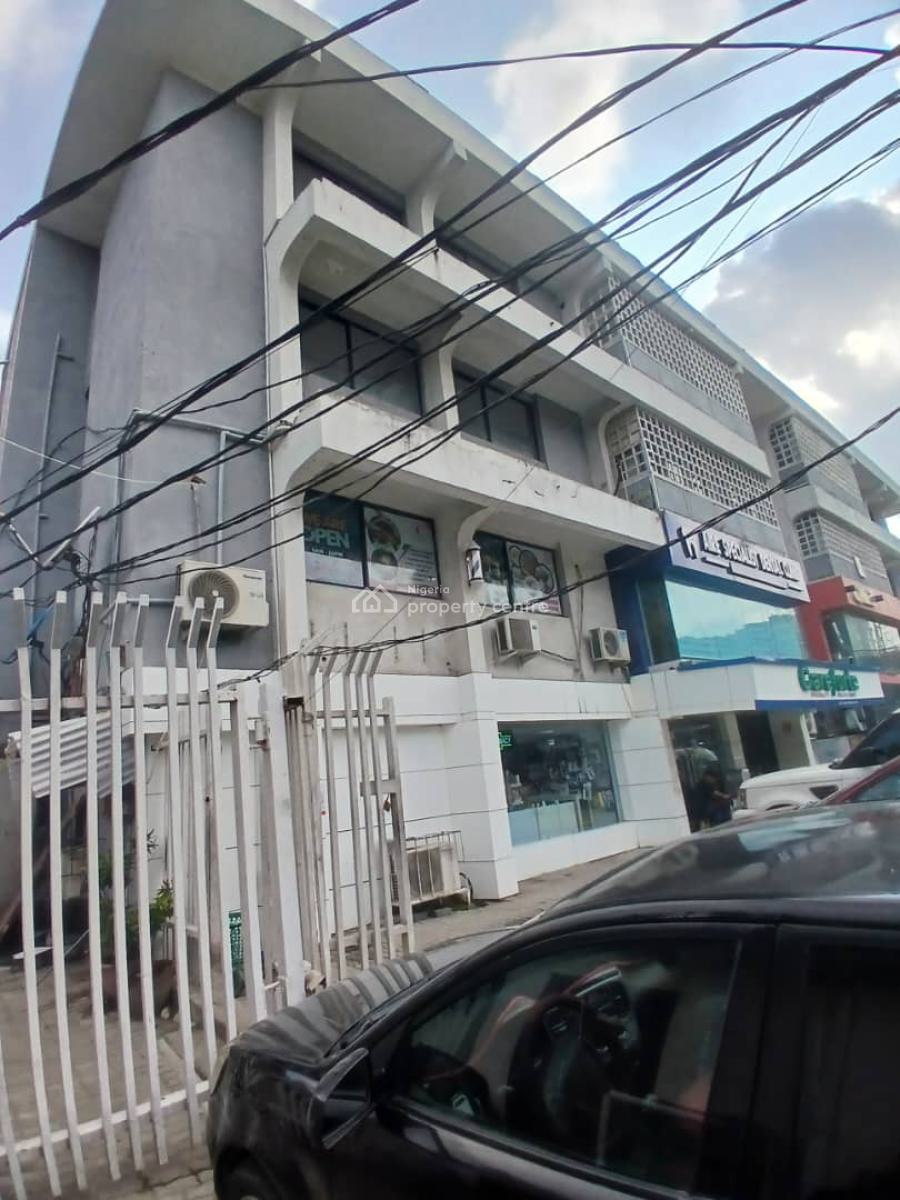 a Corner Piece Commercial Building with a Storey Servant Quarters, Off Adeola Odeku Street, Victoria Island (vi), Lagos, Plaza / Complex / Mall for Sale