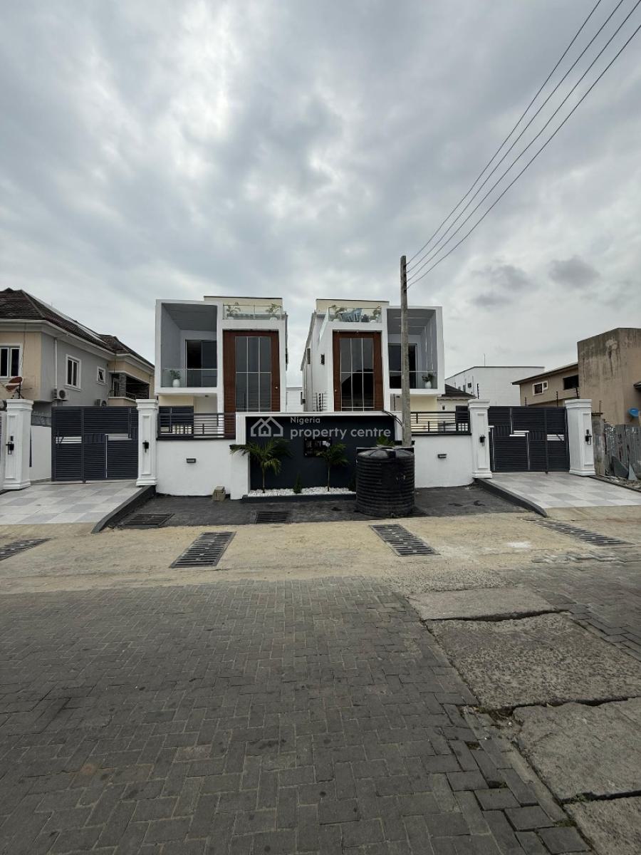 Spacious 5 Bedroom Duplex with a Pool,gym, Cinema,bq, Chevron, Lekki, Lagos, House for Sale