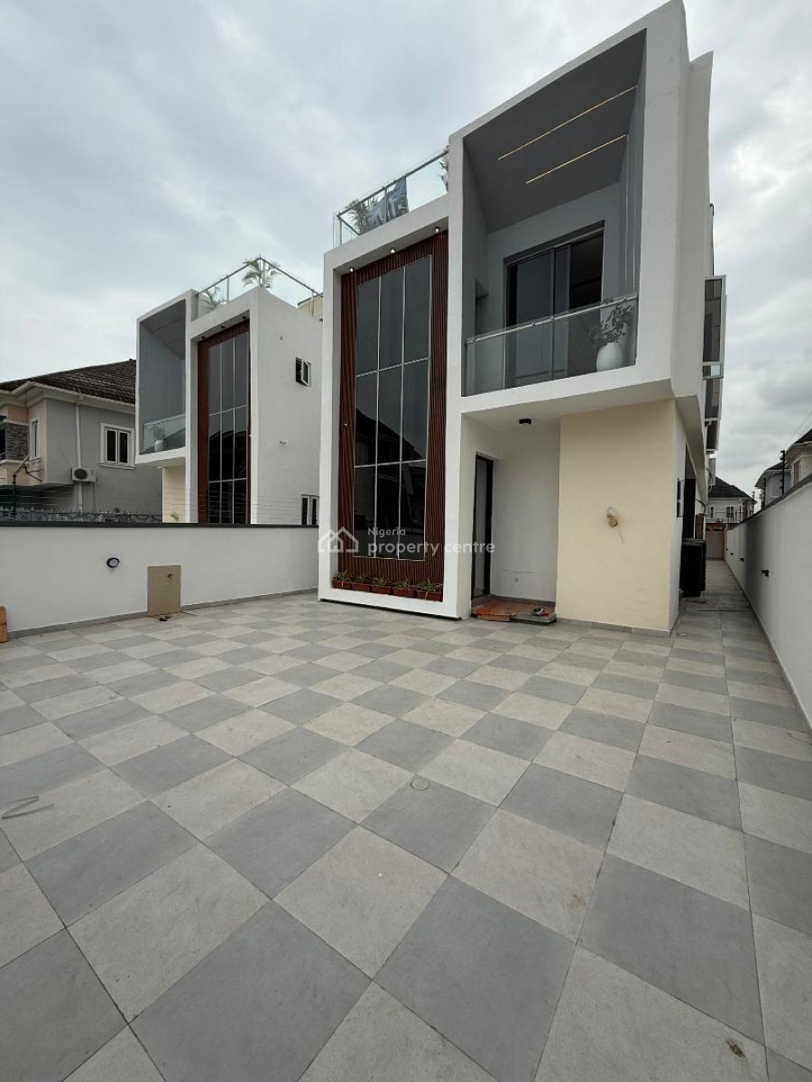 Spacious 5 Bedroom Duplex with a Pool,gym, Cinema,bq, Chevron, Lekki, Lagos, House for Sale