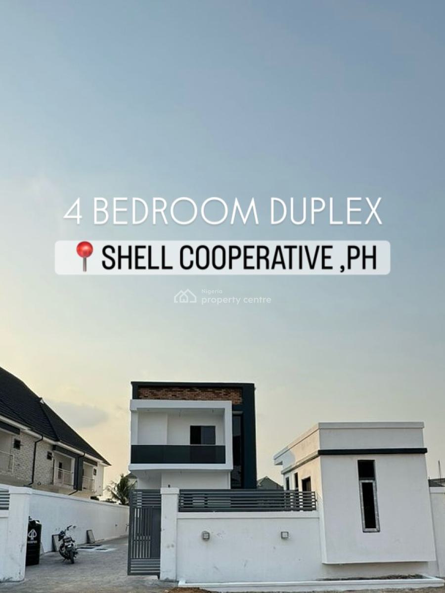 Newly Built 4 Bedroom Detached Duplex Wt. Bq, Eliozu-eneka-link Road, Eliozu, Port Harcourt, Rivers, Detached Duplex for Sale