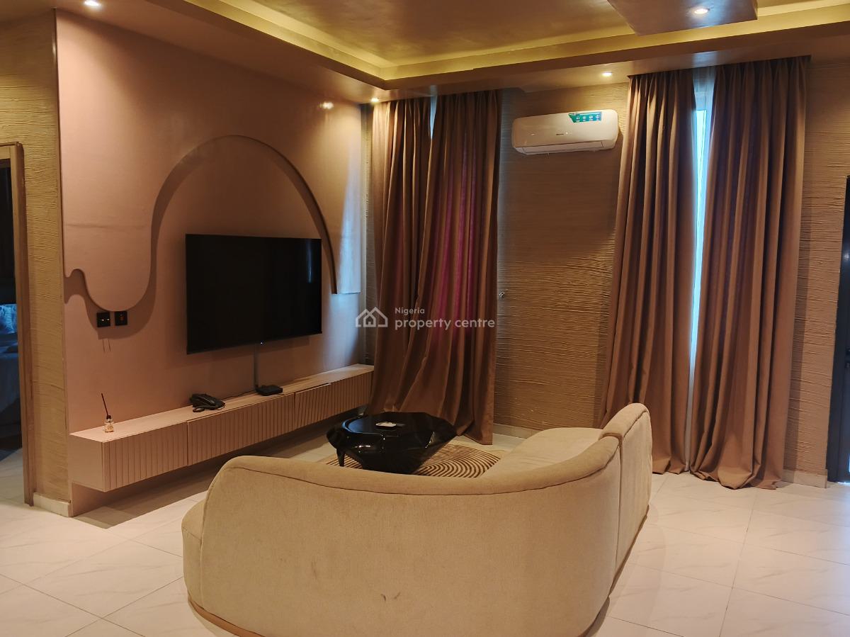 2 Bedrooms Tastefully Finished Fully Furnished Serviced Apartment, Off White Sand Street Ocean Side, Lekki Phase 1, Lekki, Lagos, Flat / Apartment for Rent
